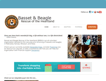 Tablet Screenshot of bassetandbeagle.org